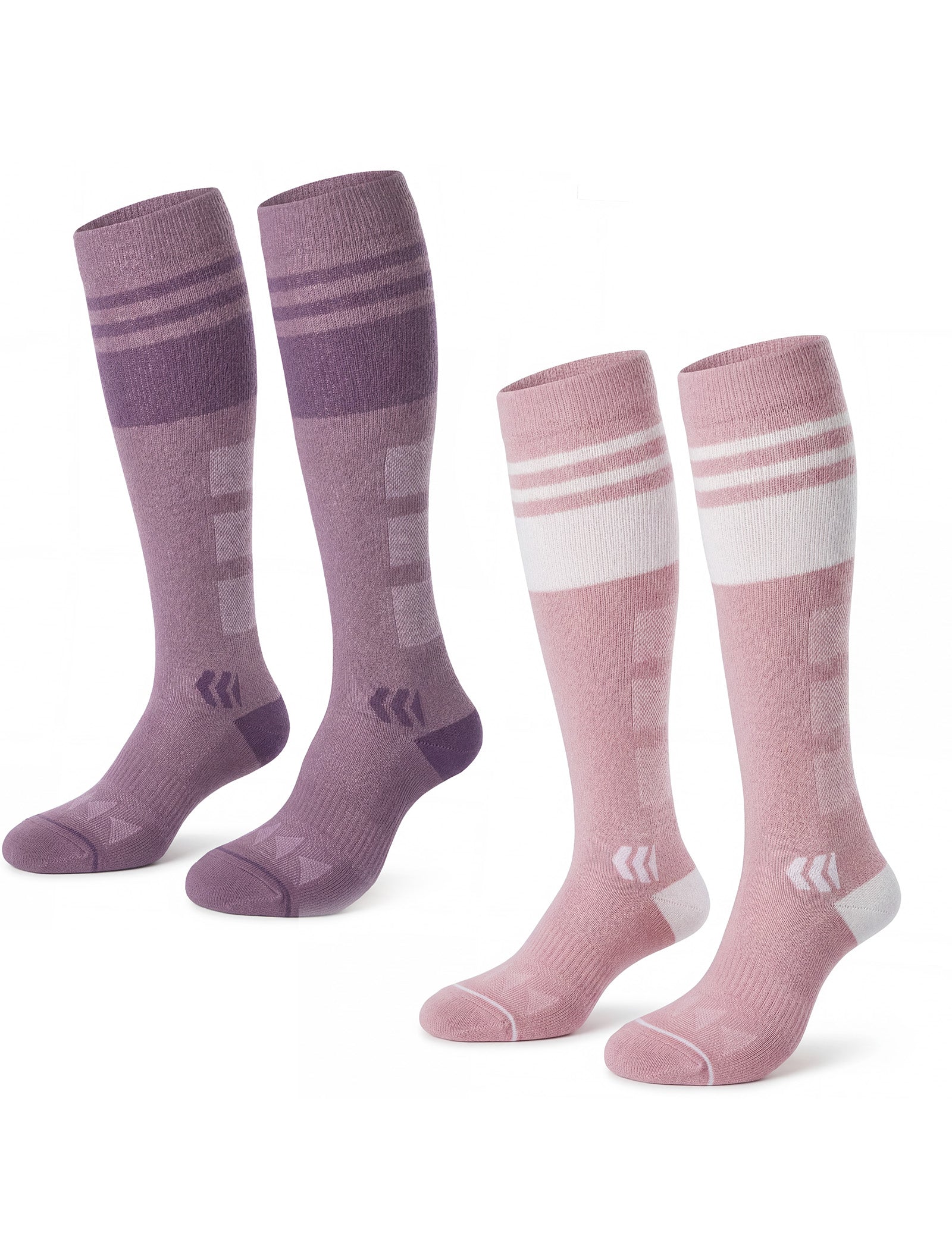 Momcozy Wide Calf Compression Socks 20-30mmHg for Sports 2 Pairs 44R6